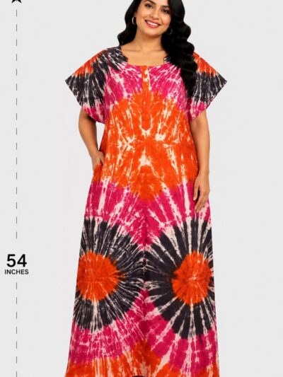 Sivam Nighty Cotton Chungudi Zip Model XXL- SNCZ3XL4956
