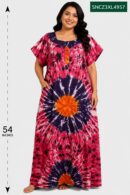 Sivam Nighty Cotton Chungudi Zip Model XXL- SNCZ3XL4957
