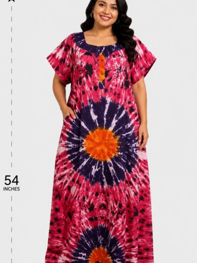 Sivam Nighty Cotton Chungudi Zip Model XXL- SNCZ3XL4957