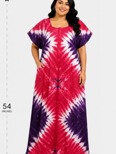 Sivam Nighty Cotton Chungudi Zip Model XXL- SNCZ3XL4958
