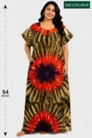 Sivam Nighty Cotton Chungudi Zip Model XXL- SNCZ3XL4959
