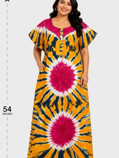 Sivam Nighty Cotton Chungudi Zip Model XXL- SNCZ3XL4960