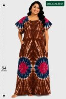 Sivam Nighty Cotton Chungudi Zip Model XXL- SNCZ3XL4961