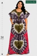 Sivam Nighty Cotton Chungudi Zip Model XXL- SNCZ3XL4962