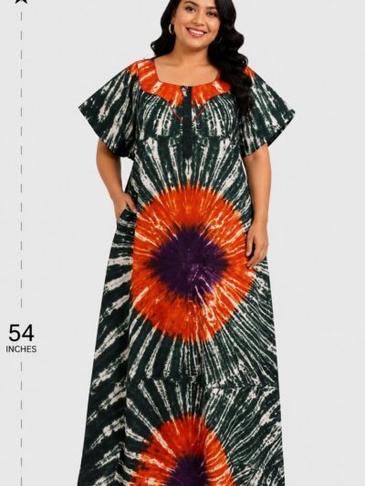 Sivam Nighty Cotton Chungudi Zip Model XXL- SNCZ3XL4963