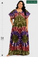 Sivam Nighty Cotton Chungudi Zip Model XXL- SNCZ3XL4964
