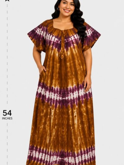 Sivam Nighty Cotton Chungudi Zip Model XXL- SNCZ3XL4966