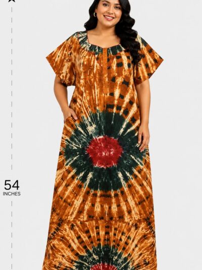 Sivam Nighty Cotton Chungudi Zip Model XXL- SNCZ3XL4969