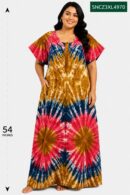 Sivam Nighty Cotton Chungudi Zip Model XXL- SNCZ3XL4970