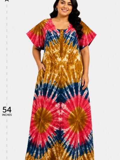 Sivam Nighty Cotton Chungudi Zip Model XXL- SNCZ3XL4970