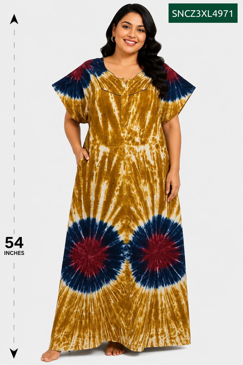 Sivam Nighty Cotton Chungudi Zip Model XXL- SNCZ3XL4971
