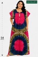 Sivam Nighty Cotton Chungudi Zip Model XXL- SNCZ3XL4973