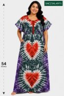 Sivam Nighty Cotton Chungudi Zip Model XXL- SNCZ3XL4975