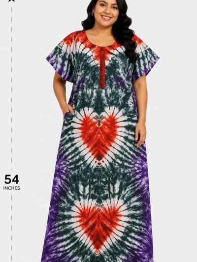 Sivam Nighty Cotton Chungudi Zip Model XXL- SNCZ3XL4975