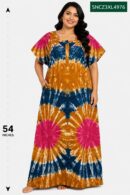 Sivam Nighty Cotton Chungudi Zip Model XXL- SNCZ3XL4976