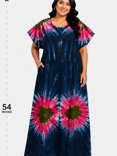 Sivam Nighty Cotton Chungudi Zip Model XXL- SNCZ3XL4977