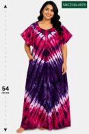 Sivam Nighty Cotton Chungudi Zip Model XXL- SNCZ3XL4979