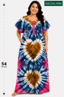 Sivam Nighty Cotton Chungudi Zip Model XXL- SNCZ3XL4980