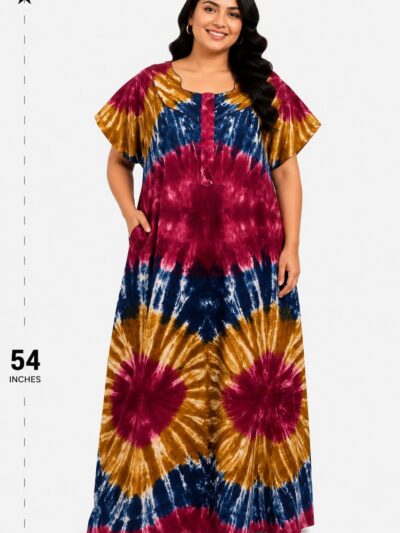 Sivam Nighty Cotton Chungudi Zip Model XXL- SNCZ3XL4982