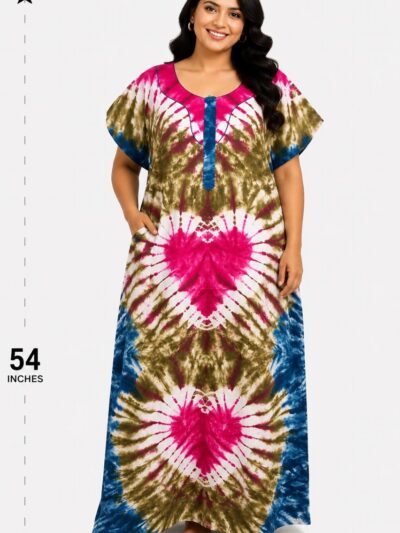 Sivam Nighty Cotton Chungudi Zip Model XXL- SNCZ3XL4983