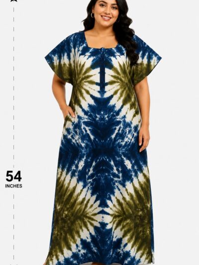 Sivam Nighty Cotton Chungudi Zip Model XXL- SNCZ3XL4984