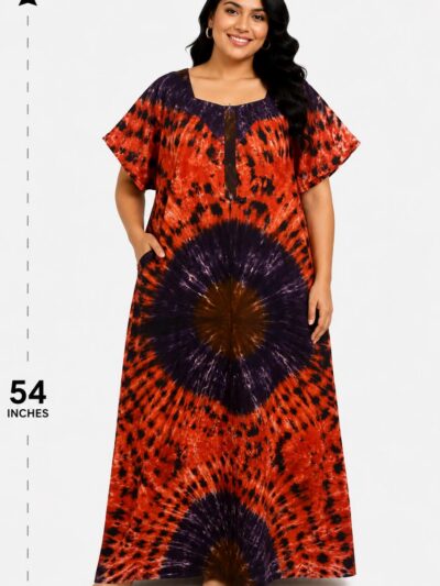 Sivam Nighty Cotton Chungudi Zip Model XXL- SNCZ3XL4987