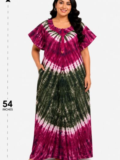 Sivam Nighty Cotton Chungudi Zip Model XXL- SNCZ3XL4989