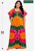 Sivam Nighty Cotton Chungudi Zip Model XXL- SNCZ3XL4992
