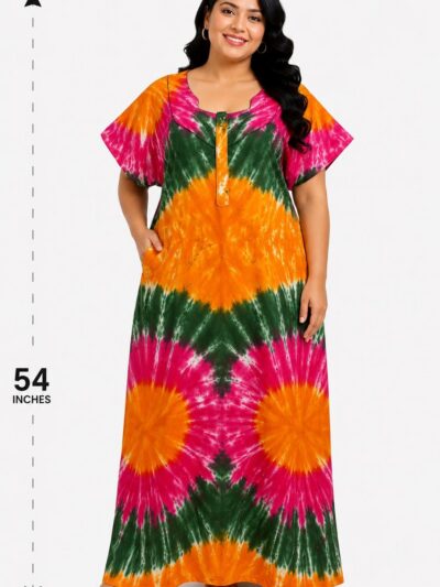 Sivam Nighty Cotton Chungudi Zip Model XXL- SNCZ3XL4992