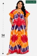 Sivam Nighty Cotton Chungudi Zip Model XXL- SNCZ3XL4993