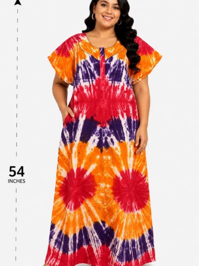 Sivam Nighty Cotton Chungudi Zip Model XXL- SNCZ3XL4993