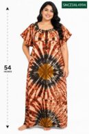 Sivam Nighty Cotton Chungudi Zip Model XXL- SNCZ3XL4994