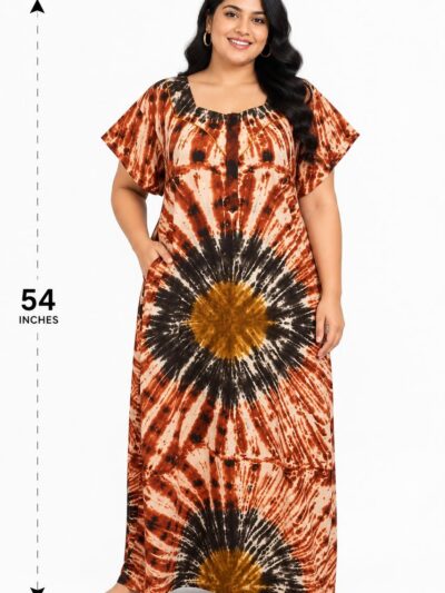 Sivam Nighty Cotton Chungudi Zip Model XXL- SNCZ3XL4994