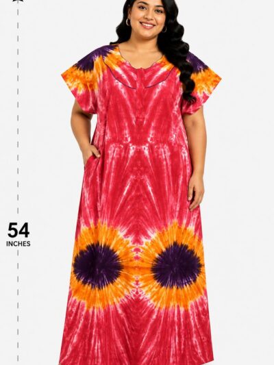 Sivam Nighty Cotton Chungudi Zip Model XXL- SNCZ3XL4995