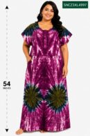 Sivam Nighty Cotton Chungudi Zip Model XXL- SNCZ3XL4997