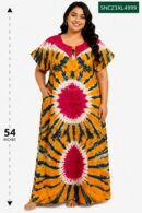 Sivam Nighty Cotton Chungudi Zip Model XXL- SNCZ3XL4999