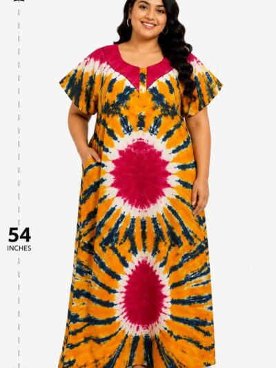 Sivam Nighty Cotton Chungudi Zip Model XXL- SNCZ3XL4999
