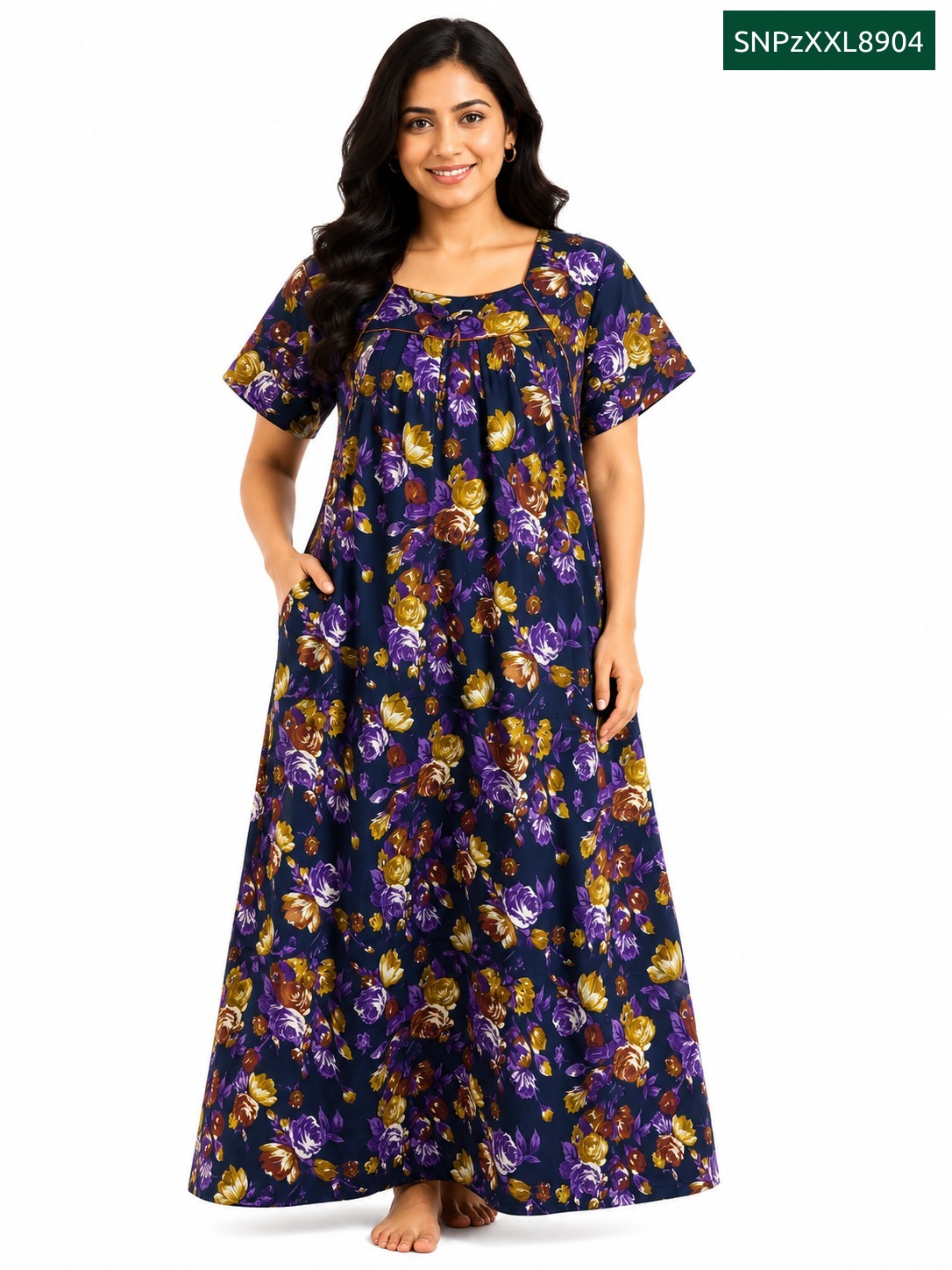 Sivam Nighty Cotton Titanic Model XXL- SNPzXXL8904