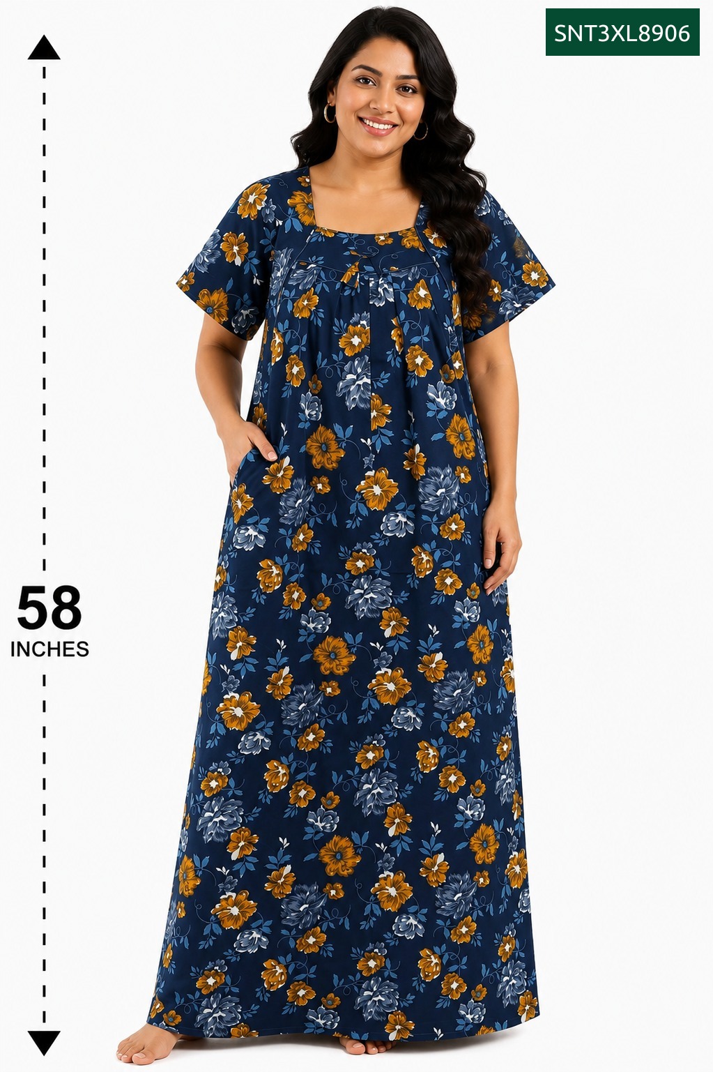 Sivam Nighty Cotton Titanic Model 3XL- SNT3XL8906