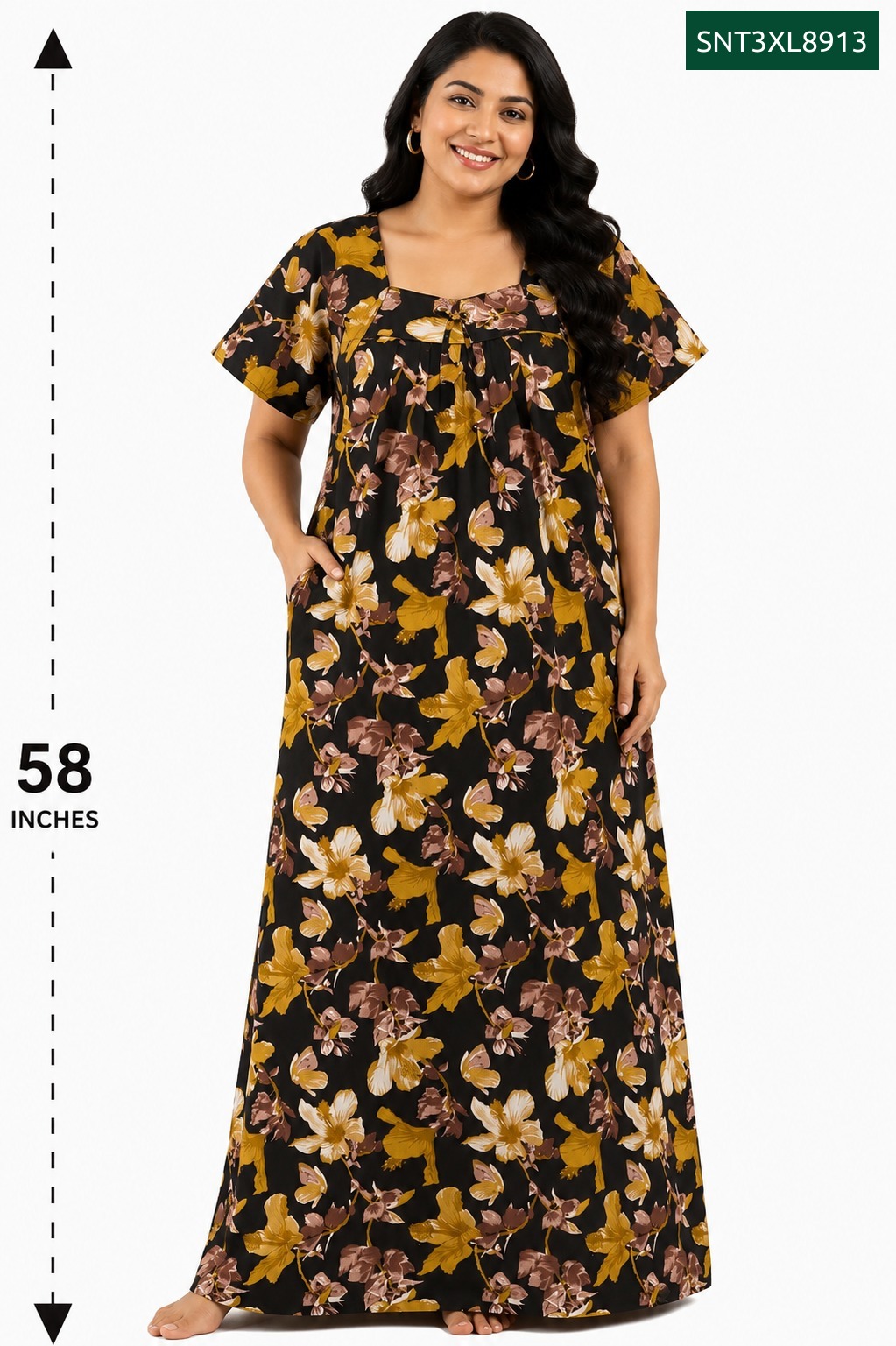 Sivam Nighty Cotton Titanic Model 3XL- SNT3XL8913