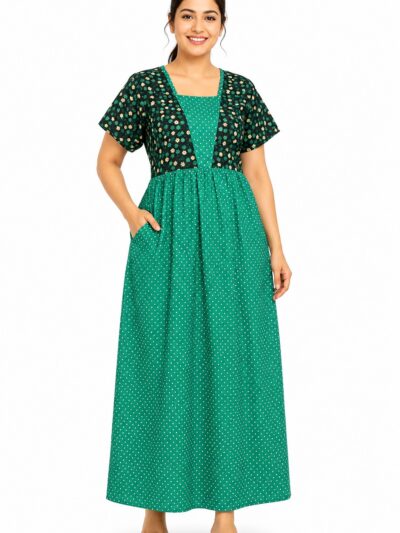 Sivam Nighty Cotton V Neck Model XL- SNVNmXL8903