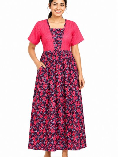 Sivam Nighty Cotton V Neck Model XL- SNVNmXL8906