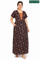 Sivam Nighty Cotton V Neck Model XL- SNVNmXL8908