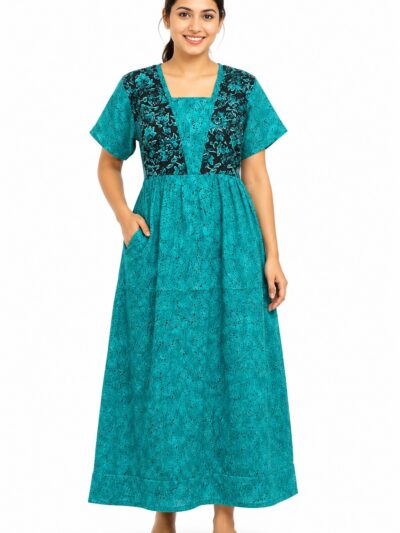 Sivam Nighty Cotton V Neck Model XL- SNVNmXL8911