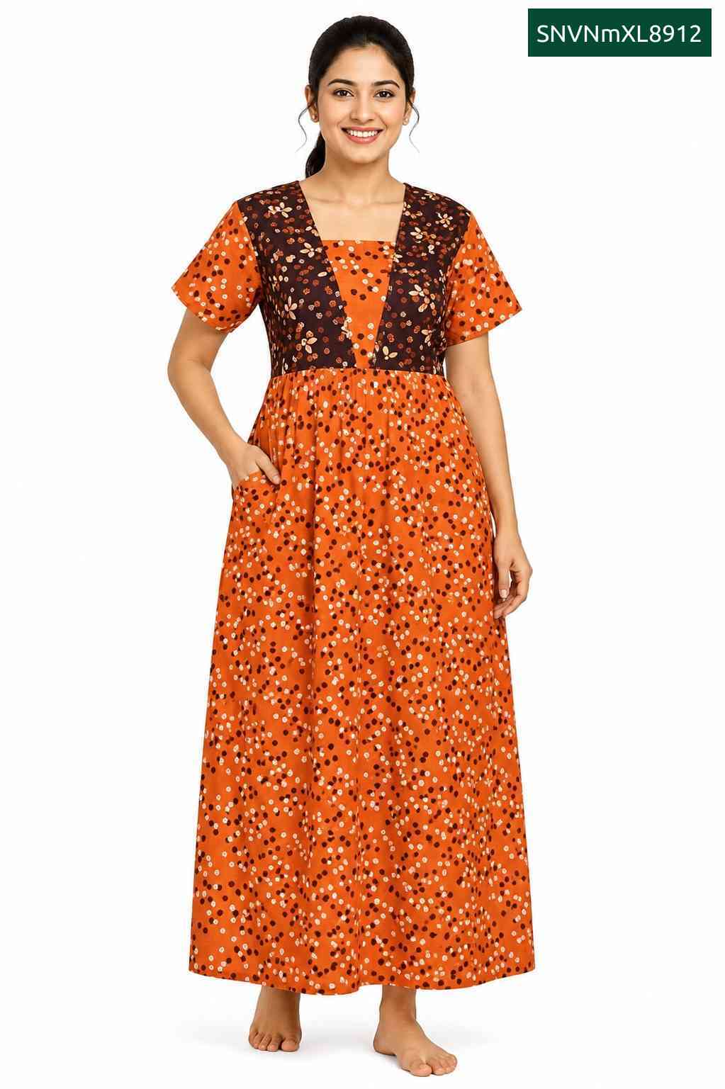 Sivam Nighty V neck fp Model XL- SNVNmXL8912