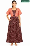 Sivam Nighty Cotton V Neck Model XXL- SNVNmXXL8904