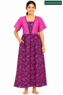 Sivam Nighty Cotton V Neck Model XXL- SNVNmXXL8908