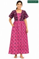 Sivam Nighty Cotton V Neck Model XXL- SNVNmXXL8912