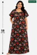 Sivam Nighty Cotton Zip Model 3XL- SNZ3XL8901