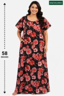 Sivam Nighty Cotton Zip Model 3XL- SNZ3XL8902